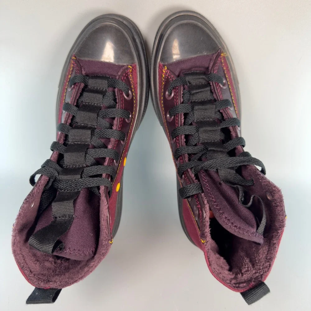 Converse Chuck Taylor All Star Cx Explore Women 6.5 6 1/2 Burgundy Black Sneaker